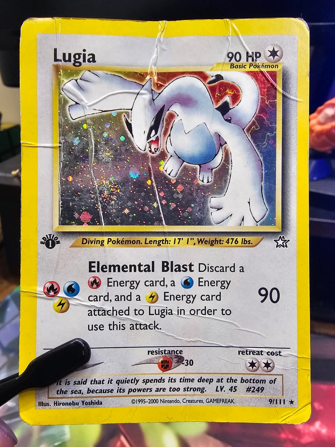 Lugia, original condition